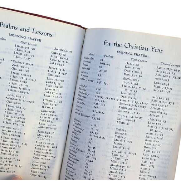 1953 Book Of Common Prayer and Hymnal Red Edition By John Wallace Suter - Picture 16 of 16